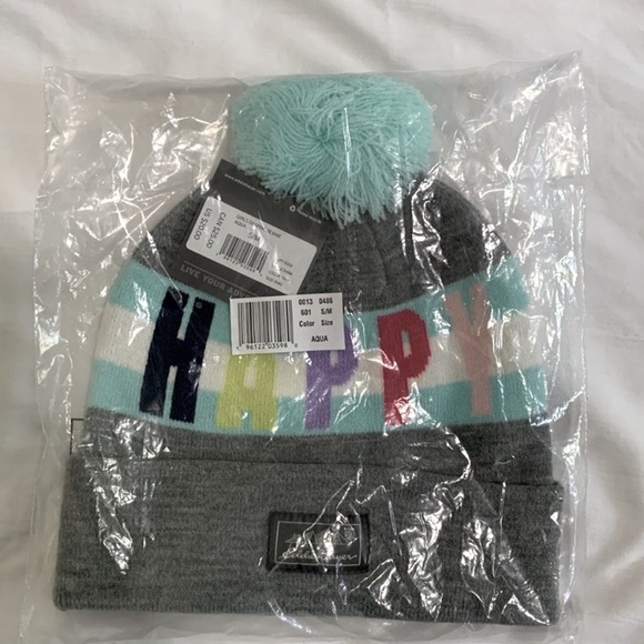 Eddie Bauer Girls Sonoma Pom beanie (S/M) - Picture 2 of 2